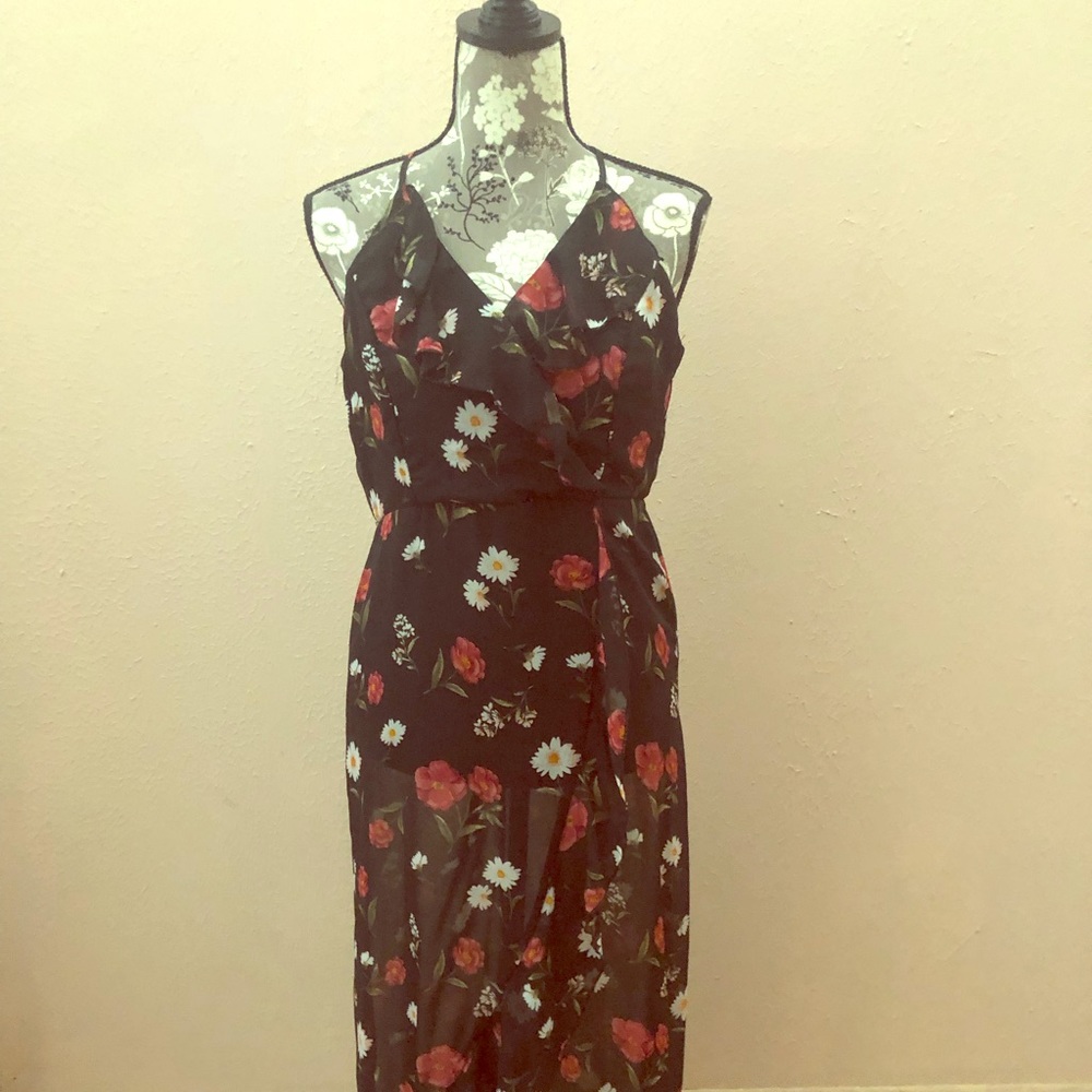 Long dress ruffled